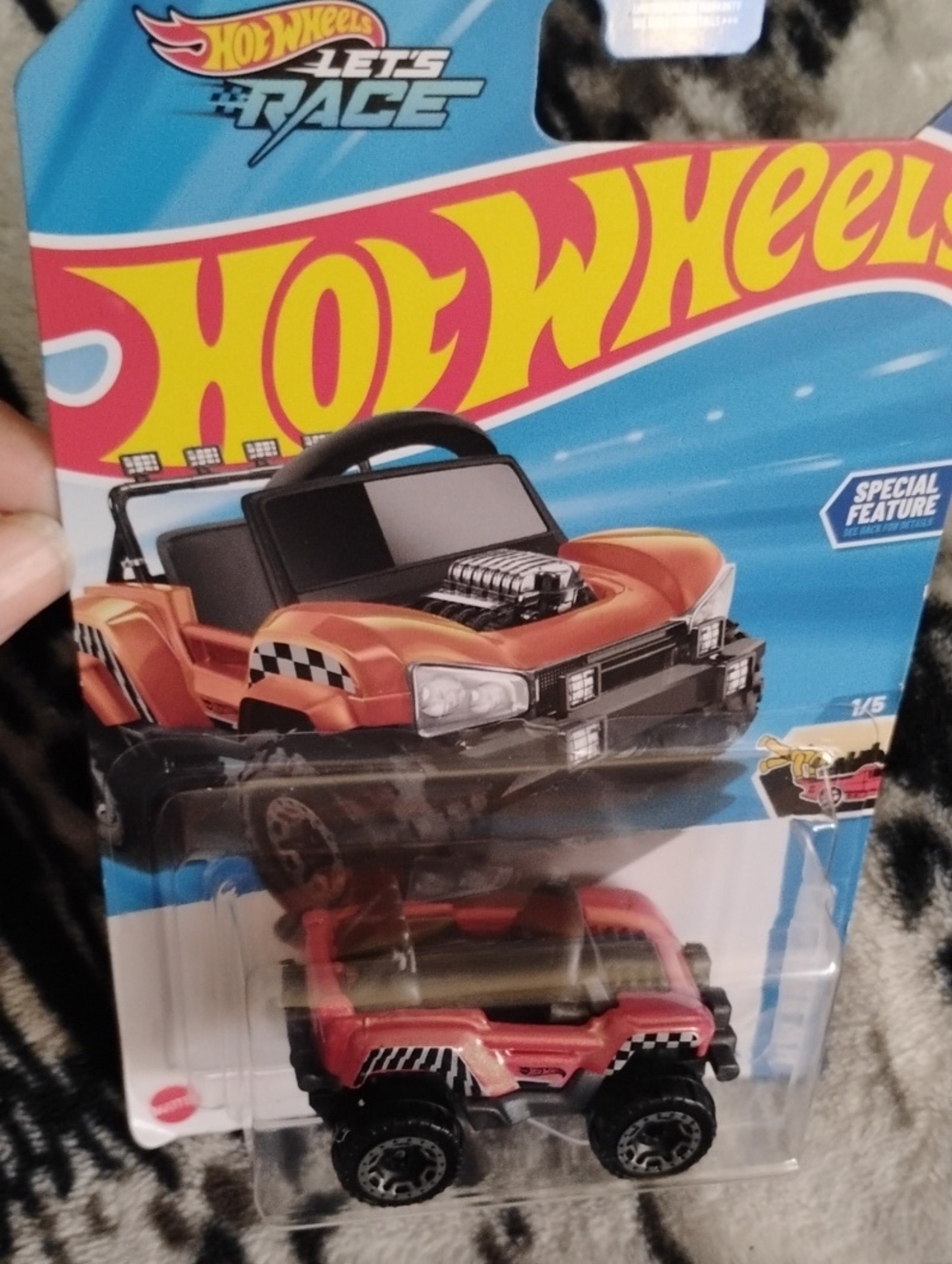 Mattel Hot Wheels Orange and Black Off-Road Monster Truck